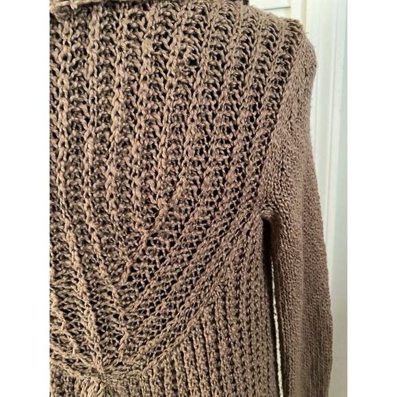 Anthropologie Knitted And Knotted
Brown Cardigan Cover up size Xs - Picture 7 of 10